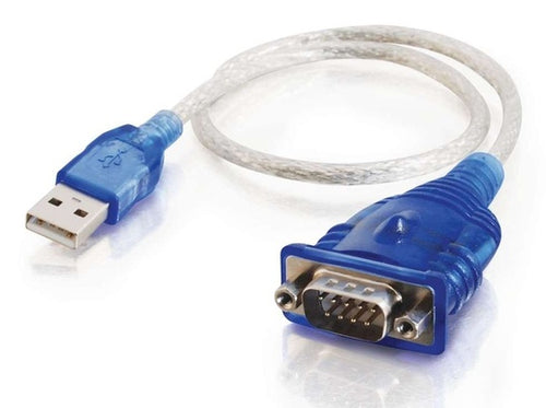 C2G Port Authority USB Serial DB9 Adapter Cable 18" serial cable