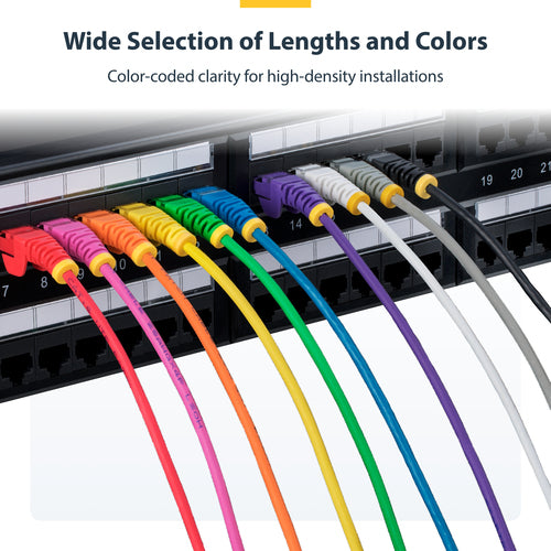 CAT6 Ethernet Cable 50cm Green Snagless 100W PoE RJ45