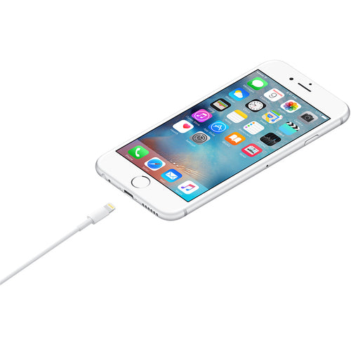 1m Lightning to USB A Cable White Apple