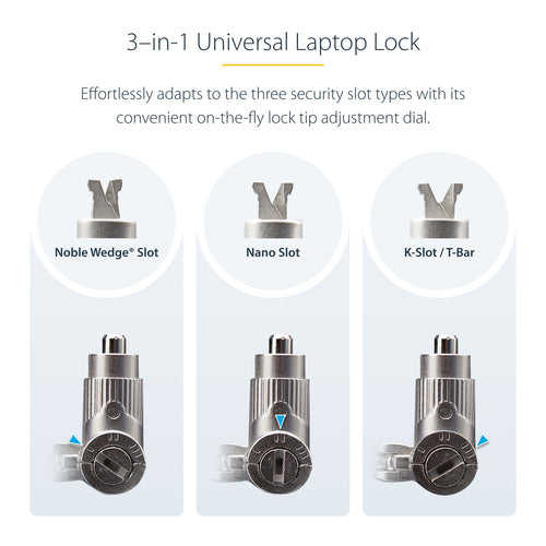 StarTech.com UNIVK-LAPTOP-LOCK cable lock