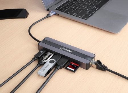 Manhattan 153928 laptop dock/port replicator