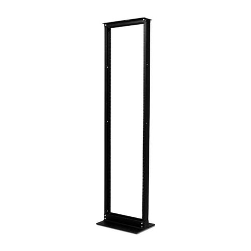 APC NetShelter AR201 2 Post Rack 45U - Black Steel with Threaded Holes