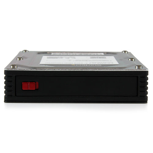 StarTech.com 25SAT35HDD 2.5" auf 3.5" SATA Adaptergehäuse - Aluminium - Schwarz/Silber