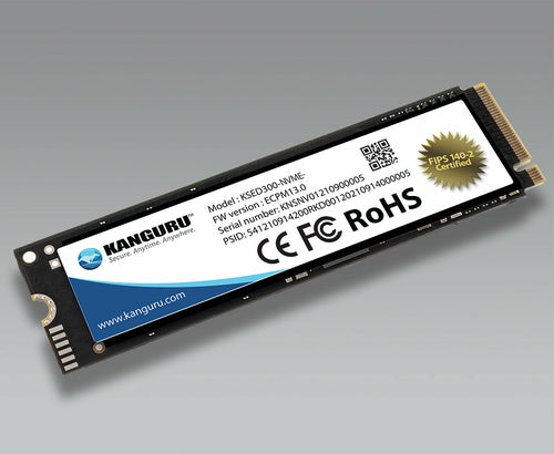 2TB iStorage Kanguru SED300 NVMe M.2 SSD FIPS 140-2 Certified 3300MB/s