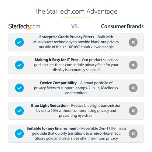 StarTech.com 2461G-PRIVACY-SCREEN display privacy filter