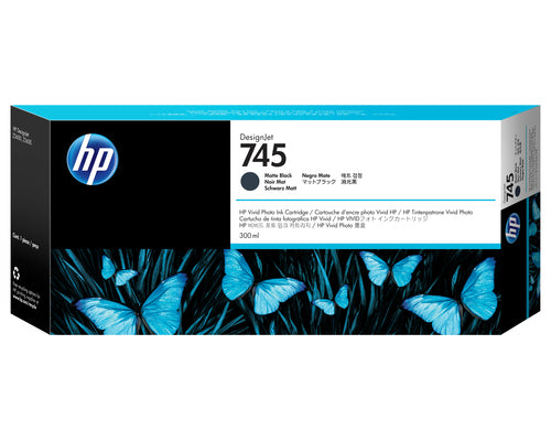 HP 745 300ml Matte Black Ink Cartridge for DesignJet Printers