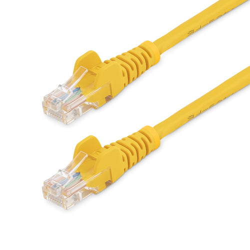 StarTech.com 7,6 m Gelb Snagless Cat 5e (350 MHz) UTP-Patchkabel Netzwerkkabel