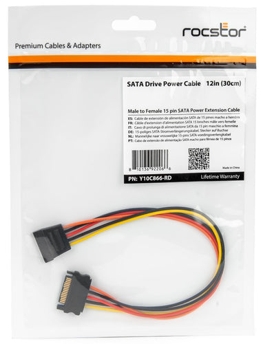 Rocstor Y10C866-RD SATA cable