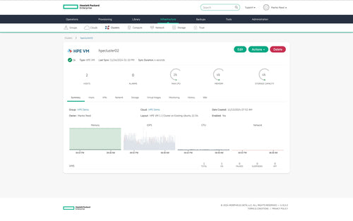 HPE Morpheus VM Essentials Software per Socket 1-year E-LTU