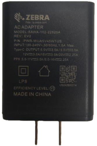 Zebra PWR-WUA5V45W1AU handheld mobile computer accessory