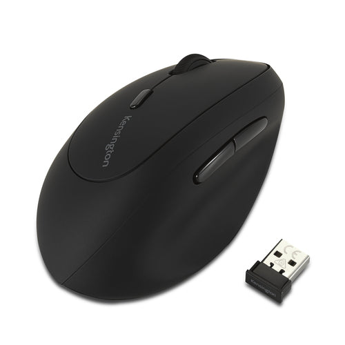 Kabellose ergonomische Maus für Linkshänder Kensington Pro Fit 1600 DPI Schwarz
