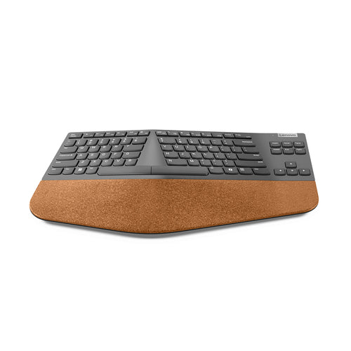 Wireless Split Keyboard Lenovo Go RF Wireless Scissor Key Switch QWERTY Grey
