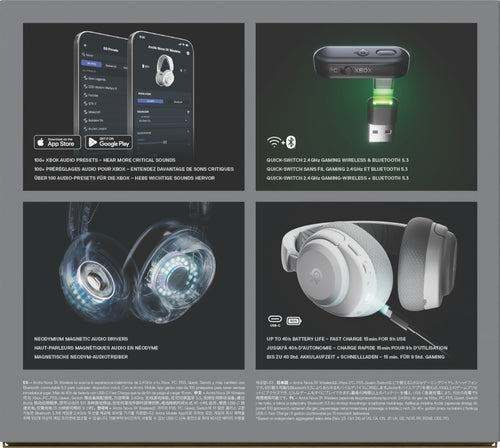 Wireless Headset Steelseries Arctis Nova 3X 20-22000 Hz Lightweight 260g