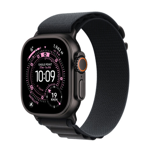 Apple Watch Ultra 3 GPS + Cellular 49mm Black Titanium Touchscreen OLED Smartwatch 64GB