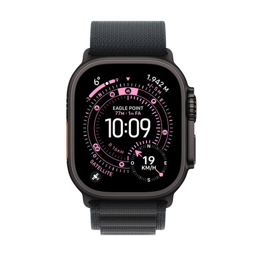 Apple Watch Ultra 3 GPS + Cellular 49mm Black Titanium Touchscreen OLED Smartwatch 64GB