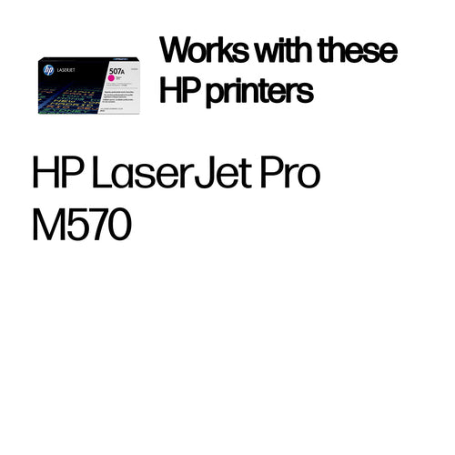 HP 507A Magenta Original LaserJet toner cartridge