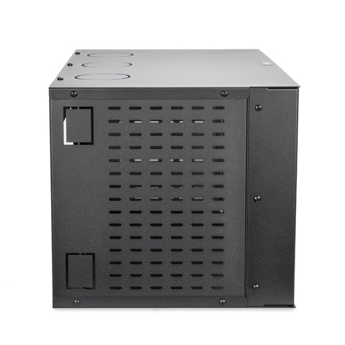 6HE Wandgehäuse 20kg Traglast Rackschienen Schwarz