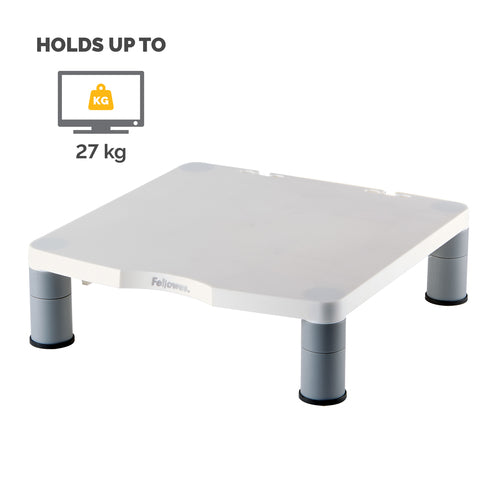 Fellowes Standard Monitorständer – Verstellbarer ergonomischer Ständer – Max. Gewicht 27 kg