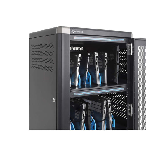 Laptop Charging Cabinet Manhattan 181273 30-Bay USB-C 65W Portable - 181273