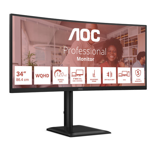 AOC E4 CU34E4CV computer monitor