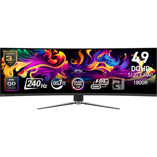 MSI MPG 491CQPXDE QD-OLED computer monitor
