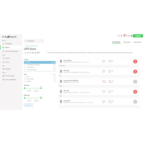 APC EcoStruxure IT Expert 1-Year Subscription for 500 Nodes Remote Monitoring