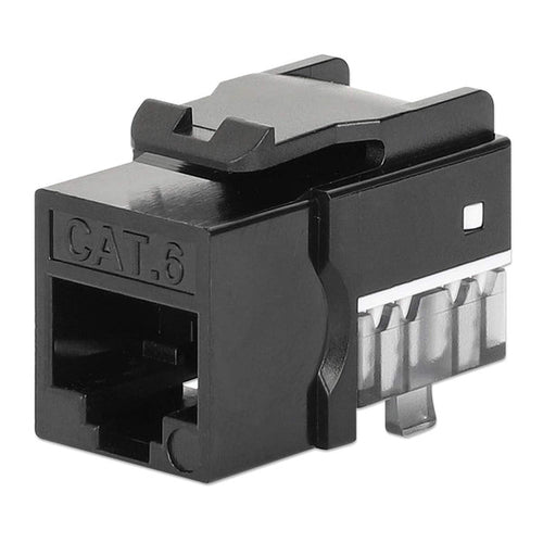 10GBase-T RJ-45 Female Keystone Module Flat Black Intellinet