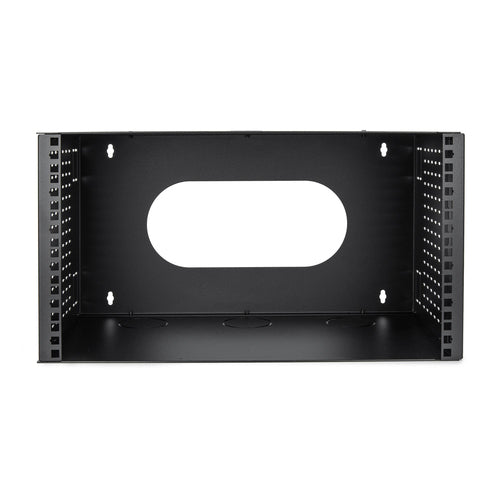 6HE Wandgehäuse 20kg Traglast Rackschienen Schwarz