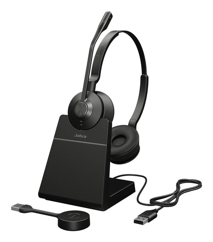 Kabelloses Büro-Headset Jabra Engage 55 SE USB-A UC Stereo 40-16000 Hz Leichtes Design