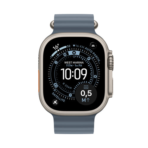 Apple Watch Ultra 3 GPS + Cellular 49mm Titangehäuse Natur 64GB OLED