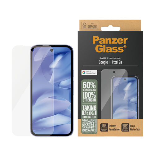 Google Pixel 9a Ultra-Wide Fit Screen Protector Scratch Resistant