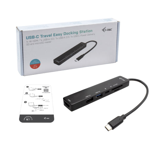 i-tec C31TRAVELEASYDOCKPD laptop dock/port replicator