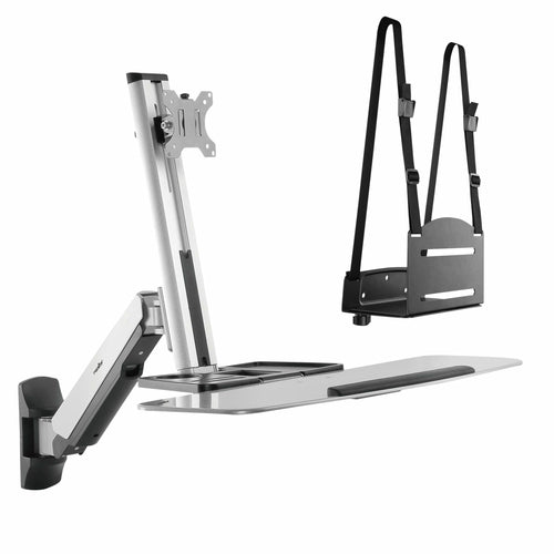 Monitor Mount Rocstor Y10N028-S1 32 Inch 7.9kg Height Adjustable Clamp