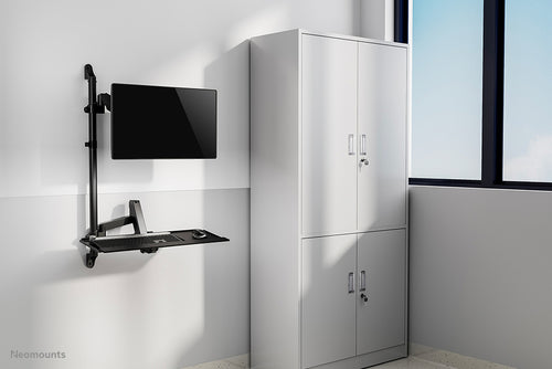 Neomounts WL90-325BL1 desktop sit-stand workplace