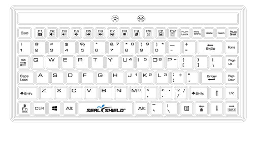 Seal Shield SW89G keyboard