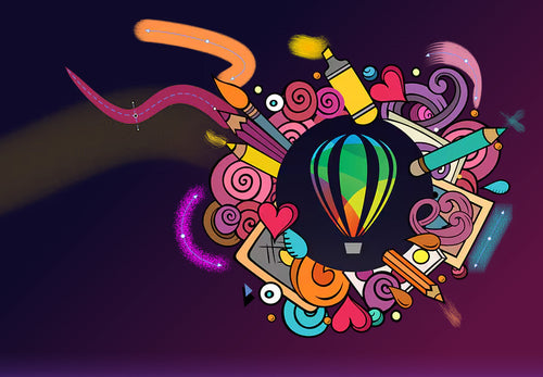 Corel Draw Graphics Suite 2024 Grafikeditor für Windows 10/11 ChromeOS
