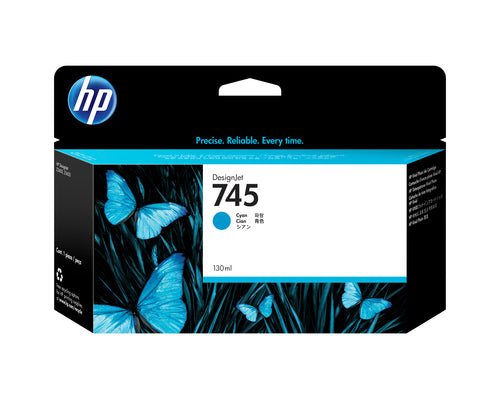 HP DesignJet 745 130 ml Cyan-Tintenpatrone - Kompatibel mit Z2600- & Z5600-Druckern
