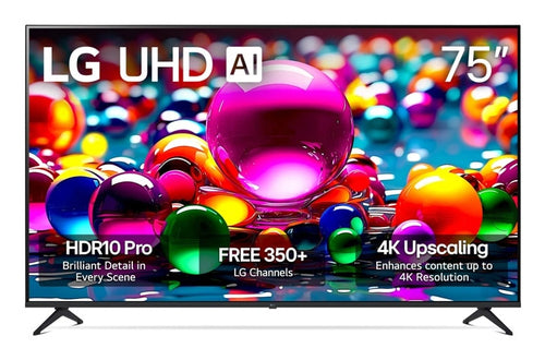 LG UHD Smart TV 75 Zoll 4K Ultra HD 3840 x 2160 Wi-Fi