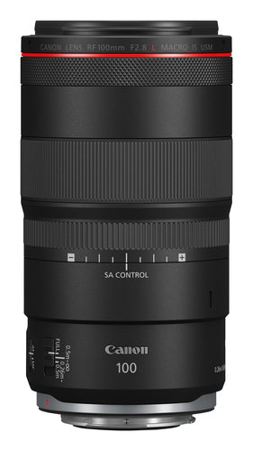 Canon RF 100mm F2.8 L Macro IS USM Lens with Image Stabilization