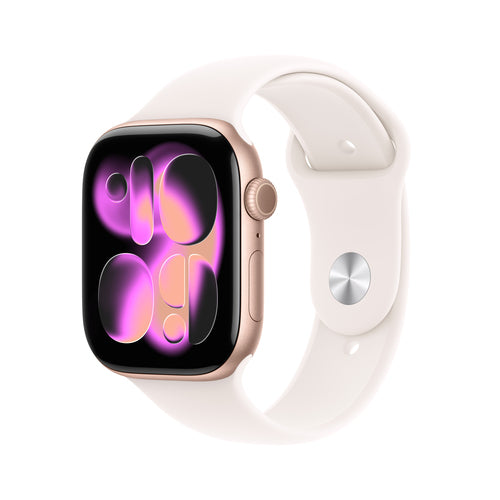 Apple Watch Series 11 GPS 46mm Roségold Aluminium 64GB OLED Touchscreen