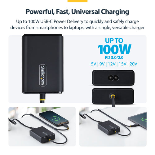 StarTech.com 1100LE-USB-C-CHARGER power adapter/inverter