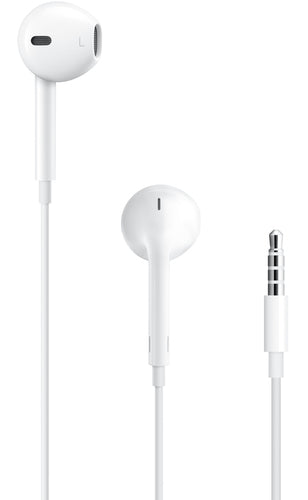 Wired Headset Apple EarPods Crystal Clear Audio 3.5mm Jack White