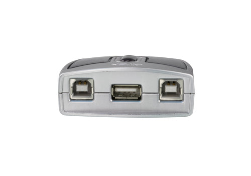 ATEN US221A Computer Data Switch 0.48 Gbit/s Black Silver Plastic
