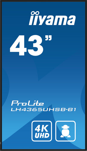 iiyama LH4365UHSB-B1 Signage Display