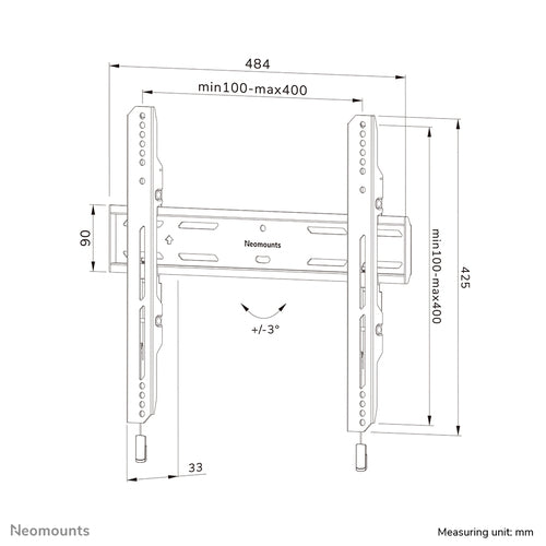 Neomounts WL30S-850BL14 TV mount/stand