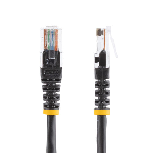 StarTech Cat5e 1,8 m Netzwerkkabel – Schwarzes RJ45 Patchkabel