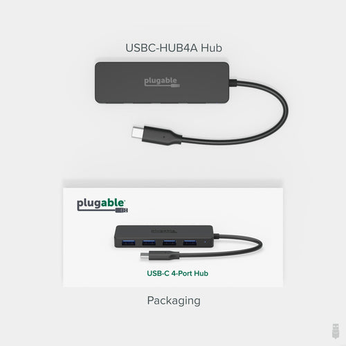 Plugable Technologies USBC-HUB4A interface hub