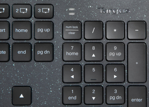 Targus EcoSmart Wireless Keyboard Bluetooth Schwarz Volle Größe Mecha-Membran