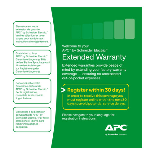 APC WBEXTWAR1YR-AC-04 warranty/support extension