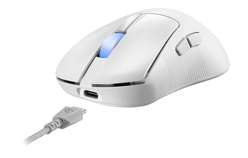 ASUS ROG Keris II Ace Wireless AimPoint White mouse
